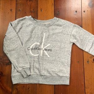 Calvin Klein gray/blue sweatshirt size S